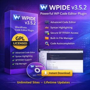 WPIDE GPL – Advanced WordPress Code Editor Plugin Download