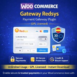 WooCommerce Gateway Redsys GPL – Payment Gateway Plugin Download